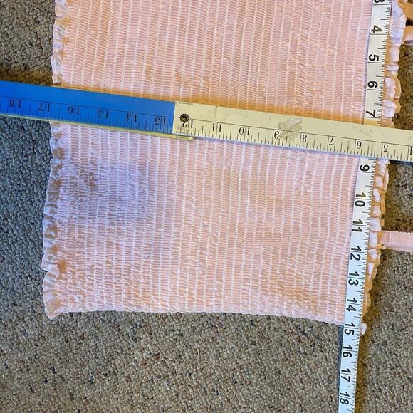 VTG Drirelease Tube Tank Top Expand A Band Binder Pink Babydoll Cottagecore XL - Picture 2 of 9